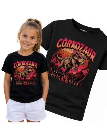 Koszulka Dziecięca - Córkozaur Vintage