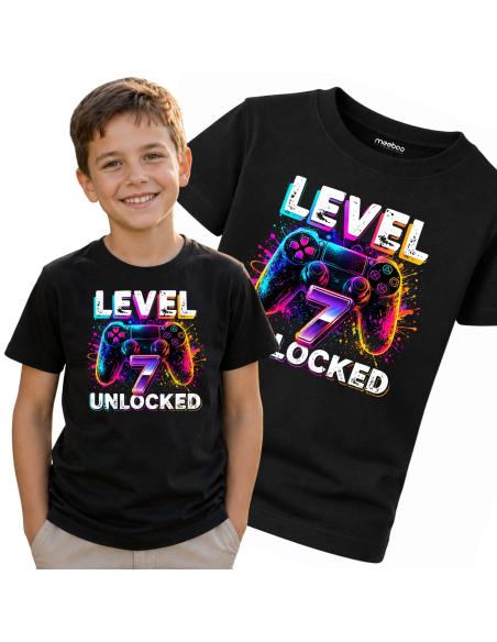 Koszulka dziecięca - Level 7 Unlocked