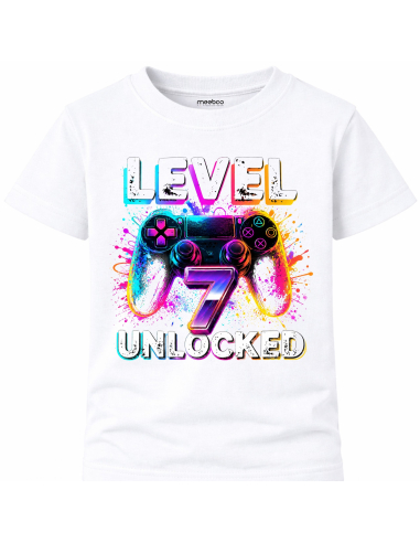 Koszulka dziecięca - Level 7 Unlocked