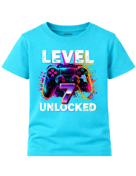 Koszulka dziecięca - Level 7 Unlocked