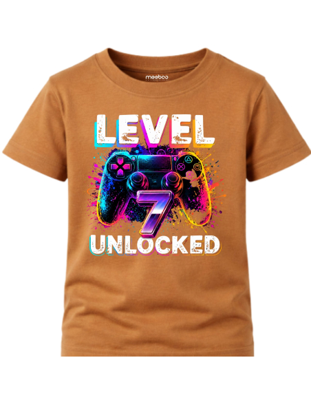 Koszulka dziecięca - Level 7 Unlocked
