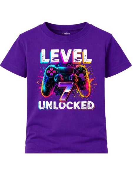 Koszulka dziecięca - Level 7 Unlocked