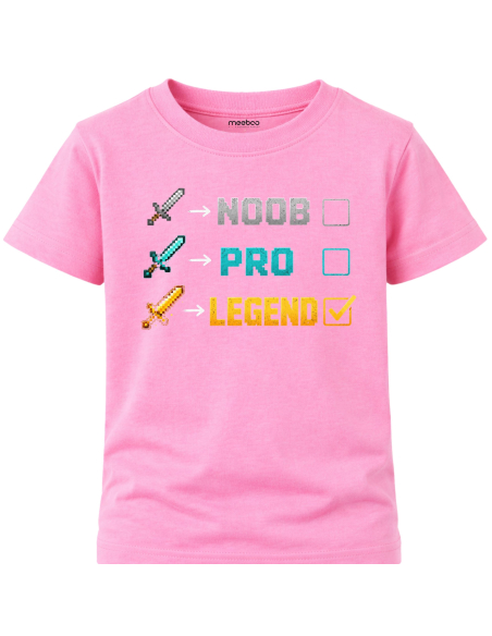 Koszulka Dziecięca - Minecraft Level Legend