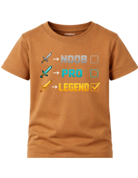Koszulka Dziecięca - Minecraft Level Legend