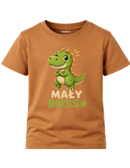 Koszulka Dziecięca - Dinozaur Mały Boss