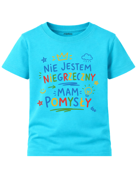 Koszulka Dziecięca - Nie Jestem Grzeczny Mam Pomysły