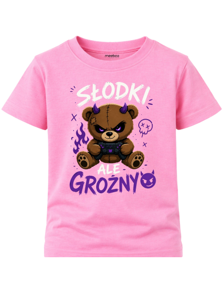 Koszulka Dziecięca - Słodki Ale Groźny Miś