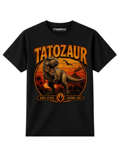Koszulka Męska - Tatozaur Vintage Retro
