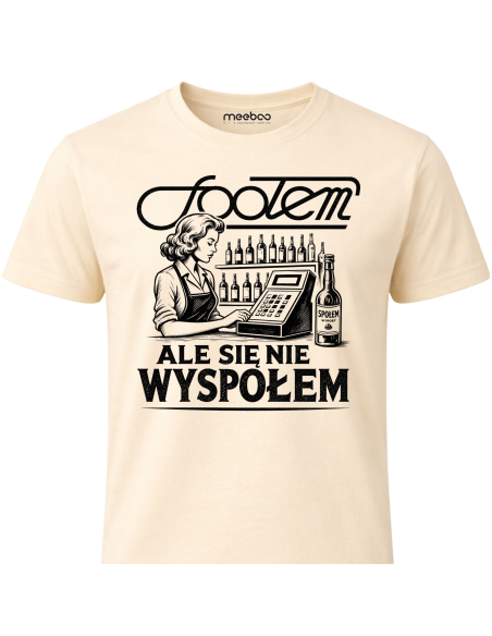 Koszulka Męska - Spoołem Ale Się Nie Wyspołem PRL