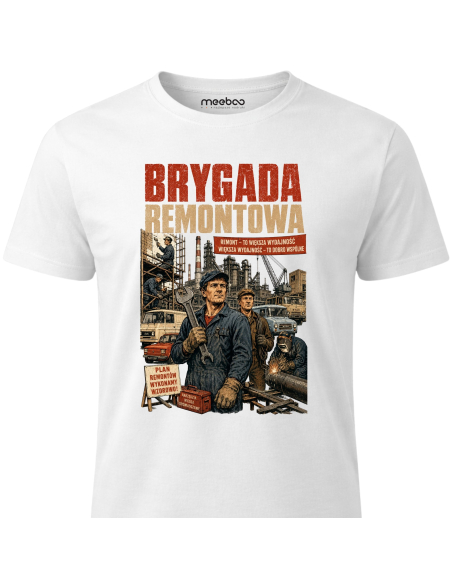 Koszulka Męska - Brygada Remontowa PRL