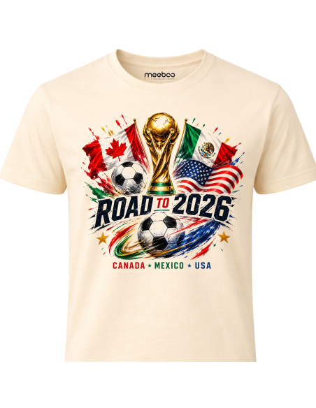 Koszulka Męska - Road To Cup 2026 - Mistrzostwa Świata Piłka Nożna