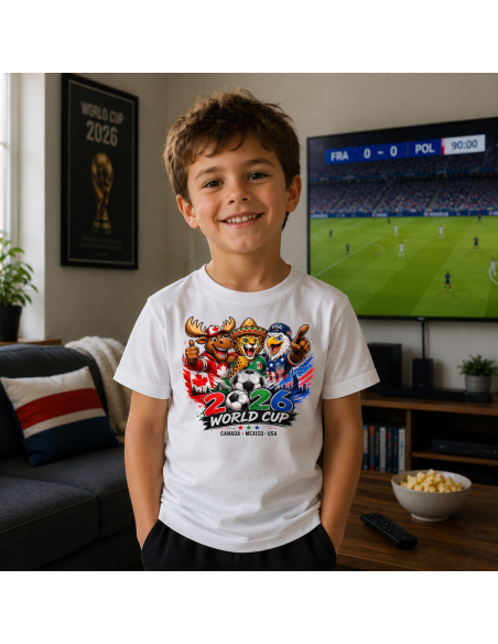 Koszulka Dziecięca - Mistrzostwa Świata Piłki Nożnej 2026 - Fifa World Cup 2026
