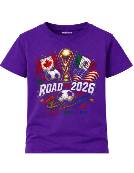 Koszulka Dziecięca - Road To Cup 2026 - Mistrzostwa Świata Piłki Nożnej 2026
