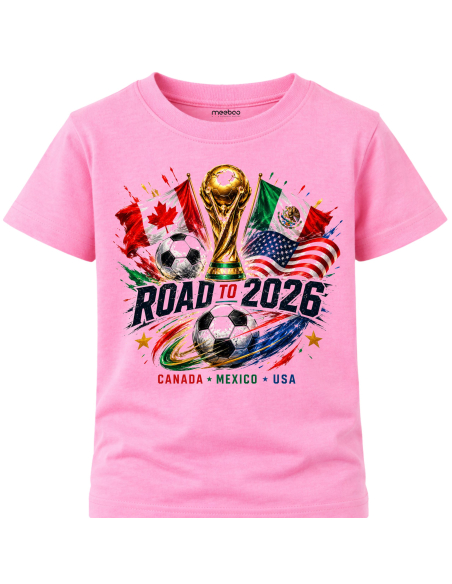 Koszulka Dziecięca - Road To Cup 2026 - Mistrzostwa Świata Piłki Nożnej 2026