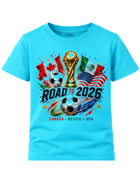 Koszulka Dziecięca - Road To Cup 2026 - Mistrzostwa Świata Piłki Nożnej 2026
