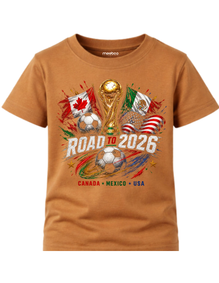 Koszulka Dziecięca - Road To Cup 2026 - Mistrzostwa Świata Piłki Nożnej 2026