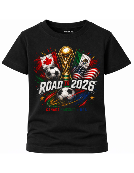 Koszulka Dziecięca - Road To Cup 2026 - Mistrzostwa Świata Piłki Nożnej 2026