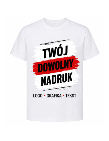 Koszulka Męską z Własnym Nadrukiem...