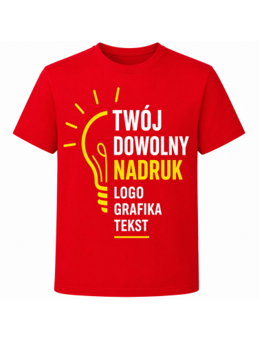 Koszulka Męską z Własnym Nadrukiem...