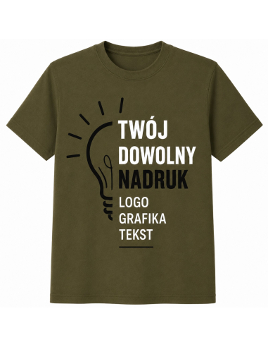 Koszulka Męską z Własnym Nadrukiem...