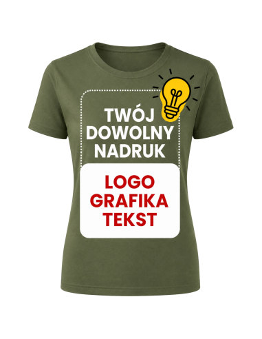 Koszulka Damska - Z Własnym Nadrukiem...