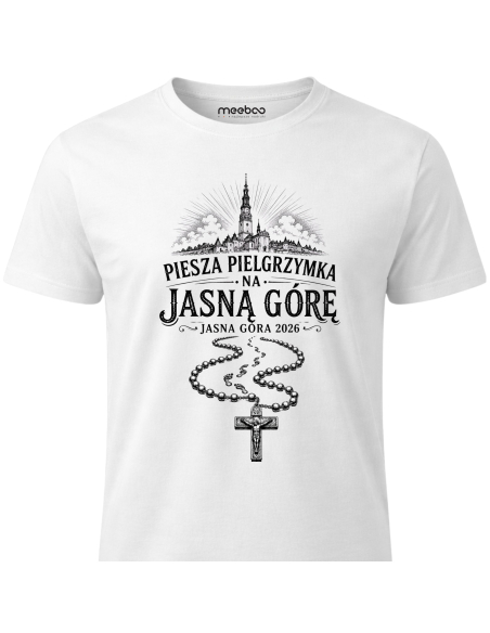 Koszulka Męska Pielgrzymka 2026 - Piesza Pielgrzymka na Jasną Górę