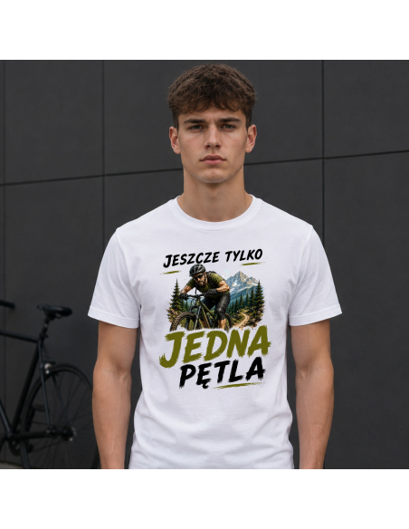 Koszulka Męska - Rowerowa - Jeszcze jedna Pętla