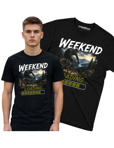 Koszulka Męska - Rowerowa - Weekend...
