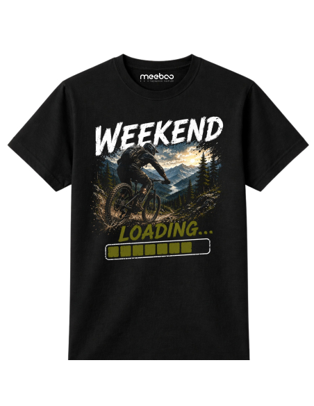 Koszulka Męska - Rowerowa - Weekend Loading