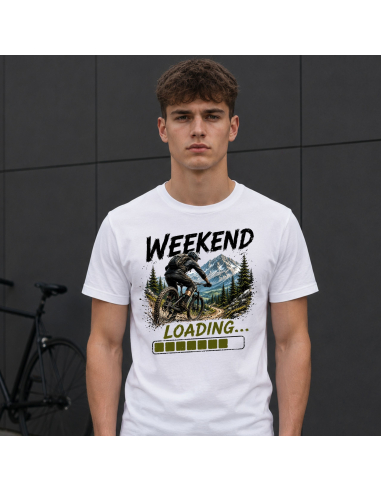 Koszulka Męska - Rowerowa - Weekend...
