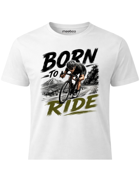 Koszulka Męska - Rowerowa - Born To Ride