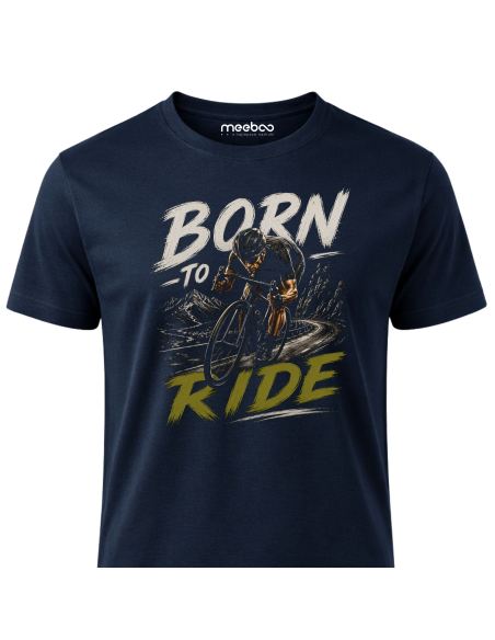 Koszulka Męska - Rowerowa - Born To Ride