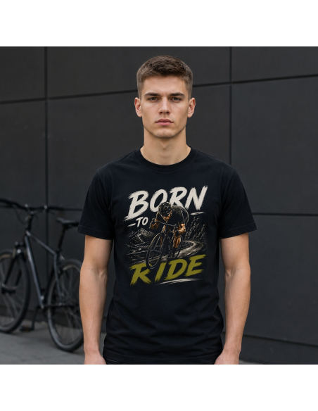 Koszulka Męska - Rowerowa - Born To Ride