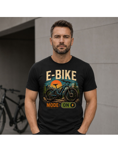 Koszulka Męska - Rowerowa - E-Bike