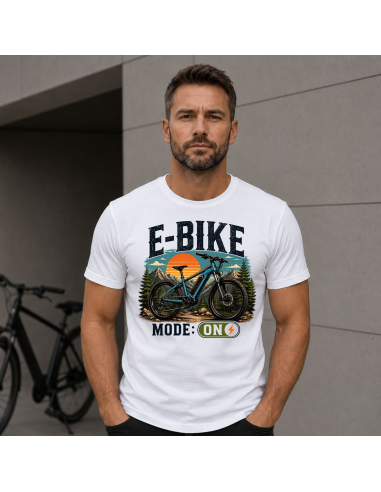 Koszulka Męska - Rowerowa - E-Bike