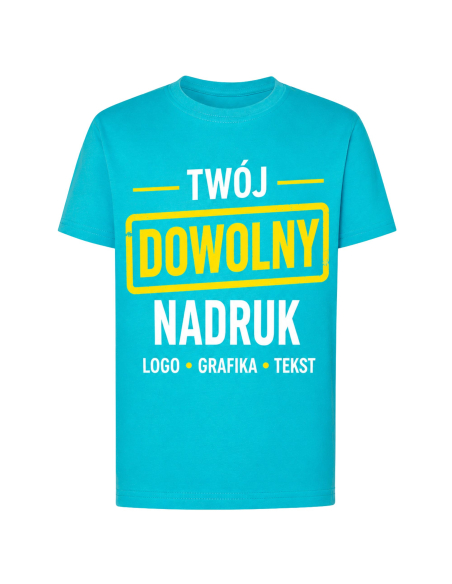 Koszulka Dziecięca Z Własnym Nadrukiem Logo Grafika Tekst Azalliowa