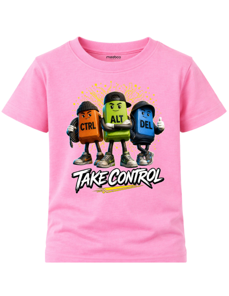 Koszulka Dziecięca - Ctrl + Alt + Delete - Take Control