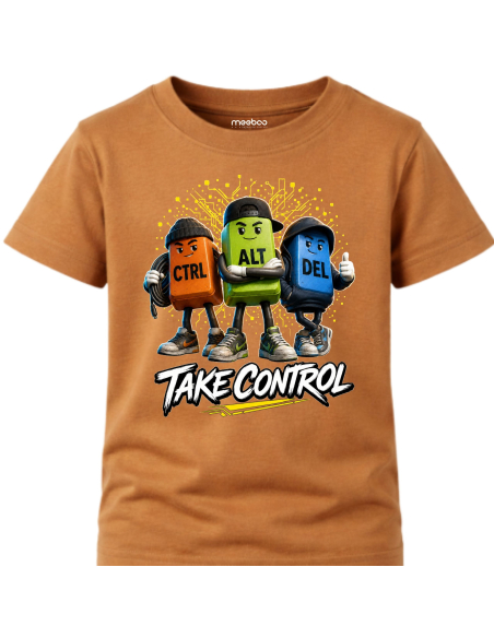 Koszulka Dziecięca - Ctrl + Alt + Delete - Take Control
