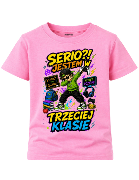 Koszulka Dziecięca - Do szkoły - Serio Jestem w Trzeciej Klasie