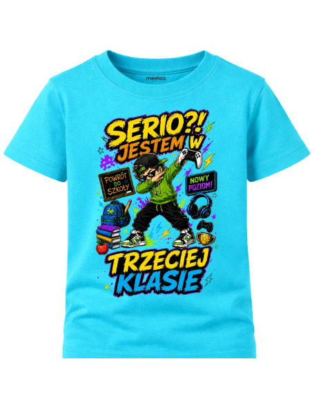 Koszulka Dziecięca - Do szkoły - Serio Jestem w Trzeciej Klasie