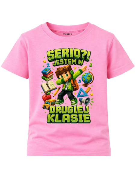 Koszulka Dziecięca - Do Szkoły - Serio Jestem w Drugiej Klasie 2