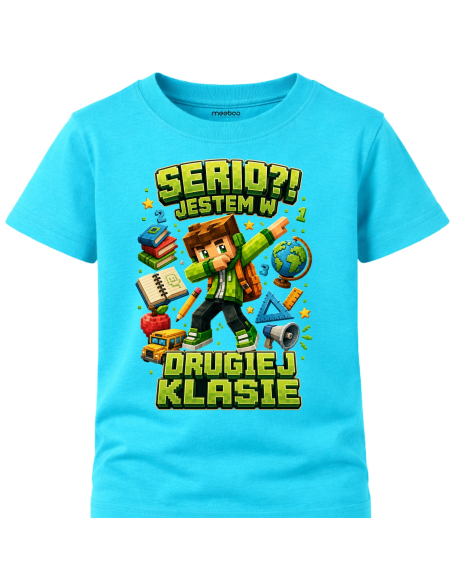 Koszulka Dziecięca - Do Szkoły - Serio Jestem w Drugiej Klasie 2