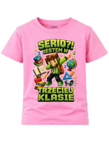Koszulka Dziecięca - Do Szkoły -...