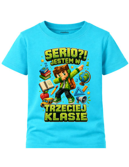 Koszulka Dziecięca - Do Szkoły - Serio Jestem w Trzeciej Klasie 2