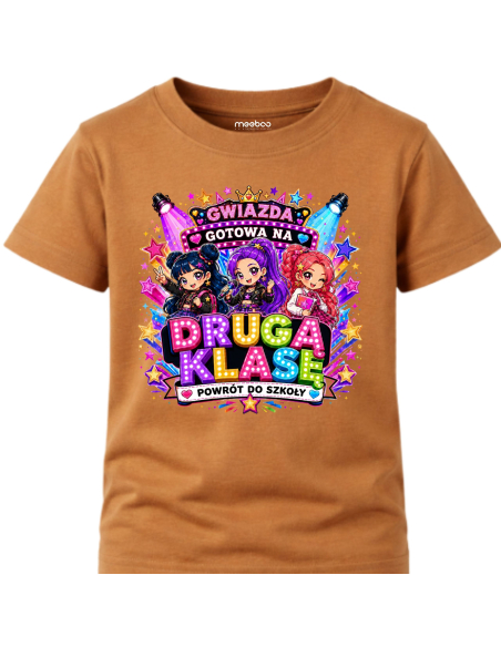 Koszulka Dziecięca - Do Szkoły - Gotowa Na Drugą Klasę