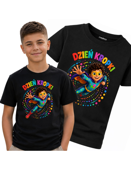Koszulka Dziecięca - Dzień Kropki - Superbohater