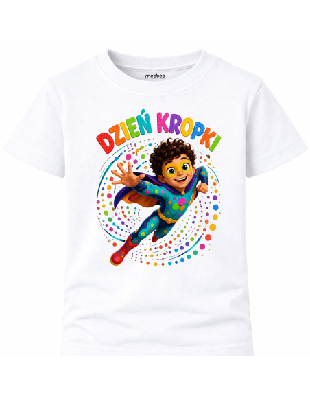 Koszulka Dziecięca - Dzień Kropki - Superbohater