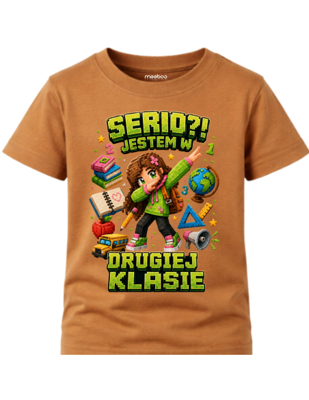 Koszulka Dziecięca - Do szkoły - Serio Jestem w Drugiej Klasie