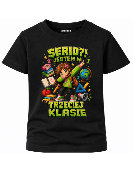 Koszulka Dziecięca - Do Szkoły - Serio Jestem w Trzeciej Klasie