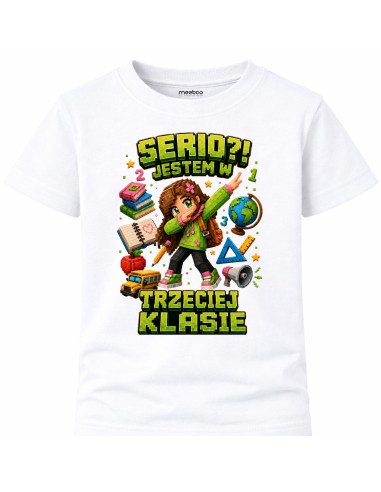 Koszulka Dziecięca - Do Szkoły -...